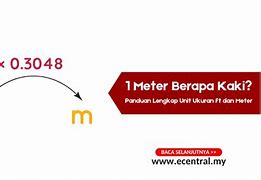 Jarak 1 Kaki Berapa Meter